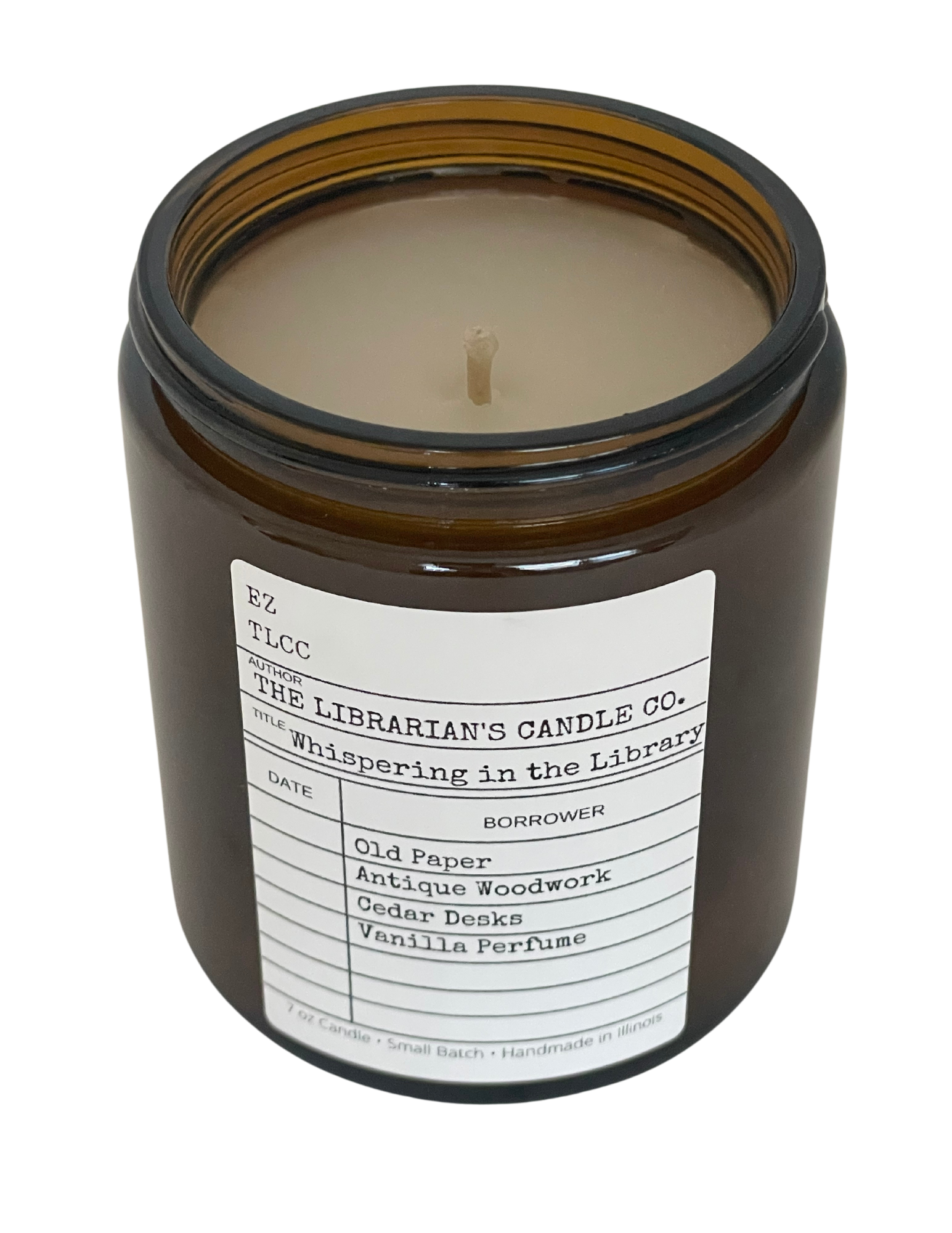 The Librarian’s Candle Co - Vendita all'ingrosso Candela in vasetto - Candela Letteraria Sussurri in Biblioteca, 7 oz2