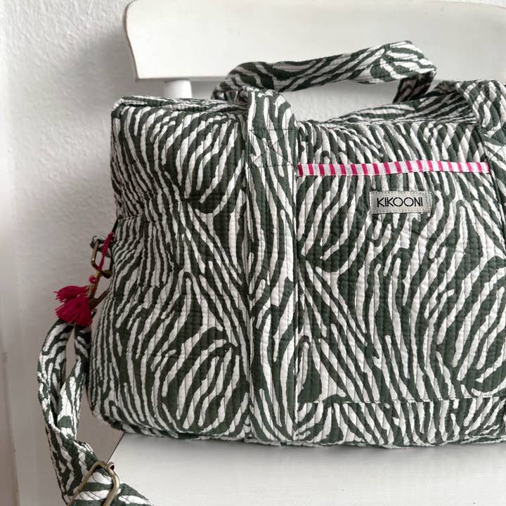 Large Travel Bag "Desert Zebra" for wholesale by kikooni