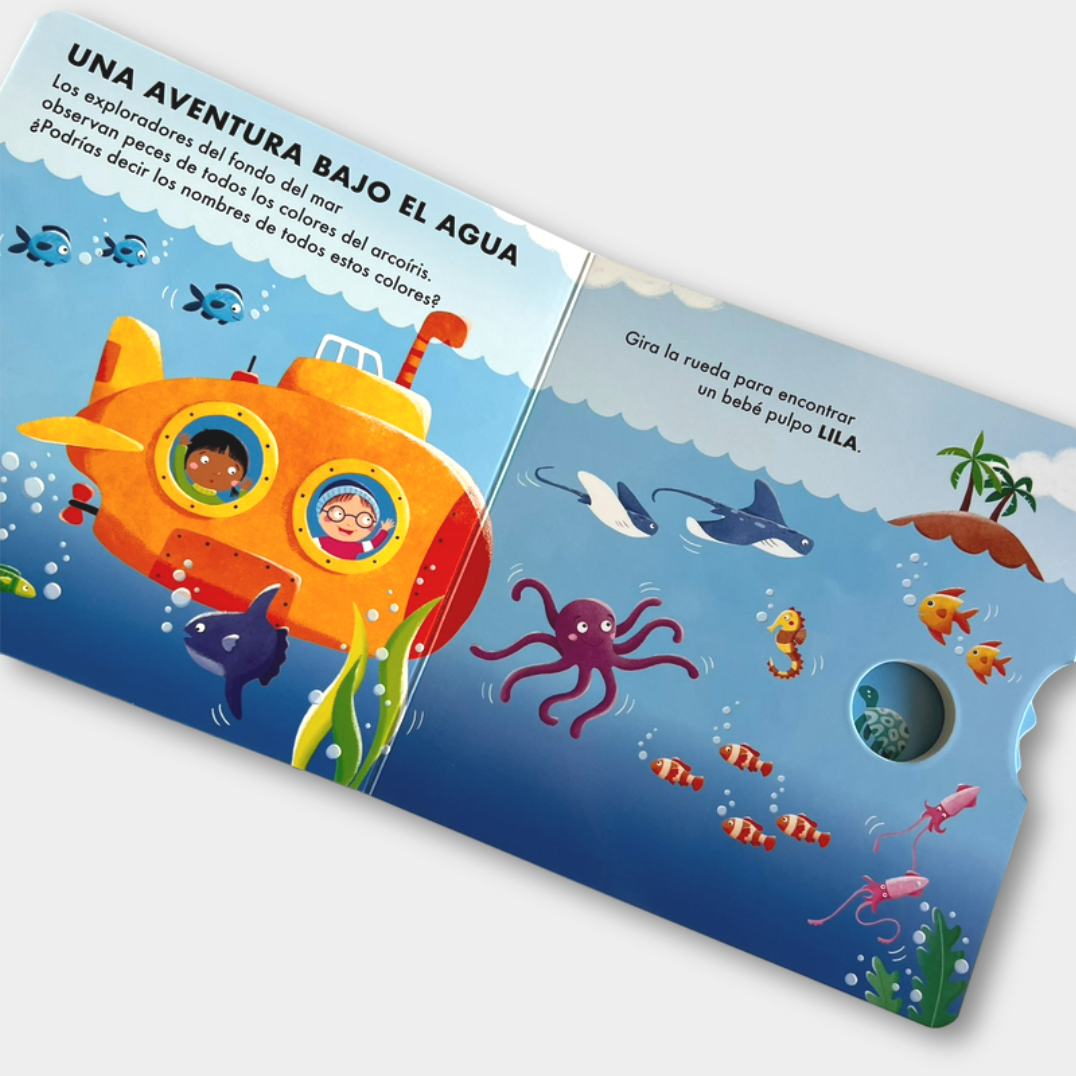 Editorial El Pirata - Wholesale Baby & Toddler Book (0-2) - Turn And Find - Colors: Interactive Children's Books1