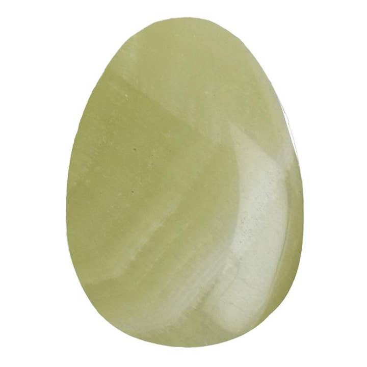 La Boîte à Cailloux - Wholesale Spiritual Stone/Crystal - Green aragonite egg - 48mm
