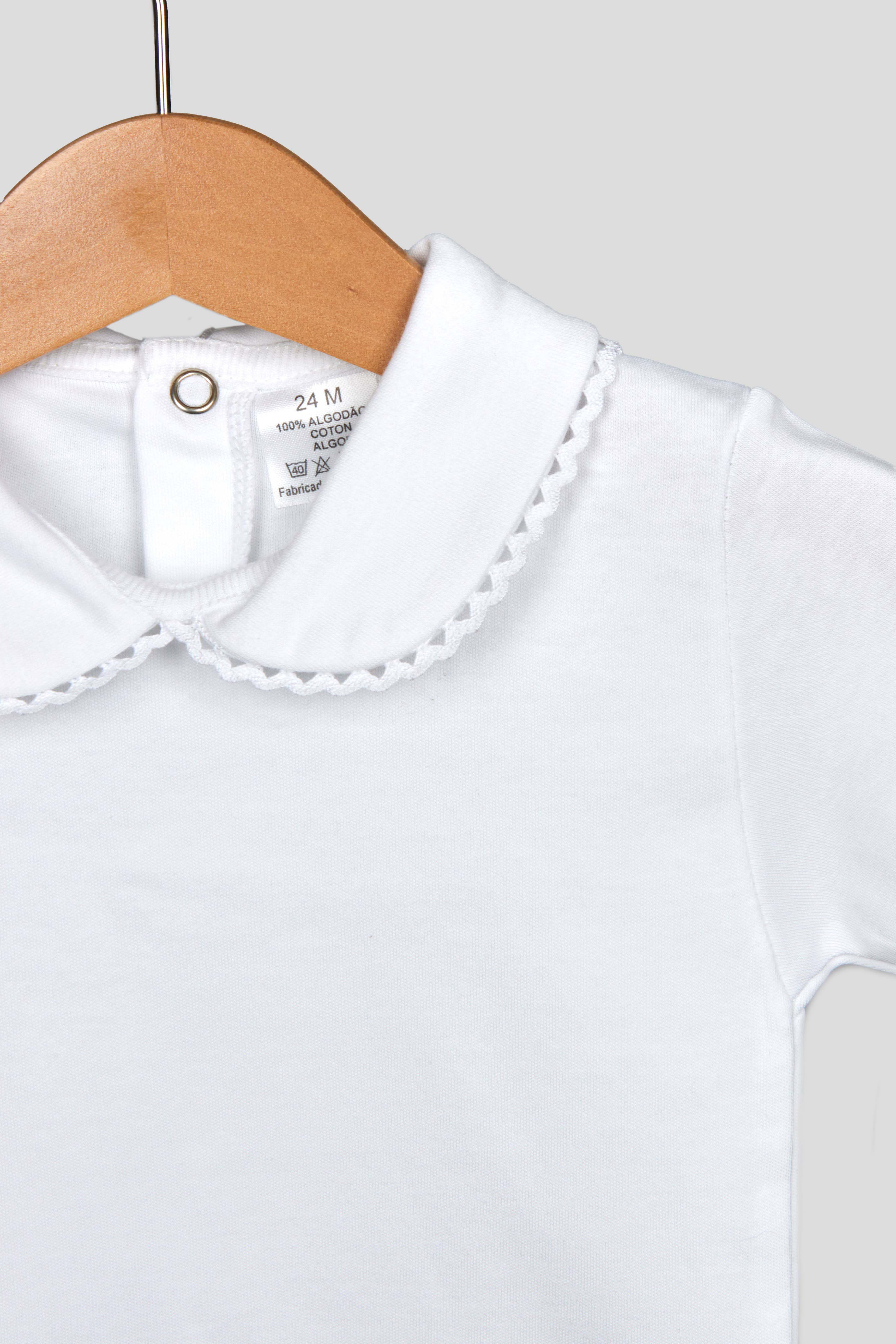 Amorim Gerações, LDA - Wholesale Bodysuit (Non-Footed) - Baby - Cotton Short Sleeve Open Collar SBA/02