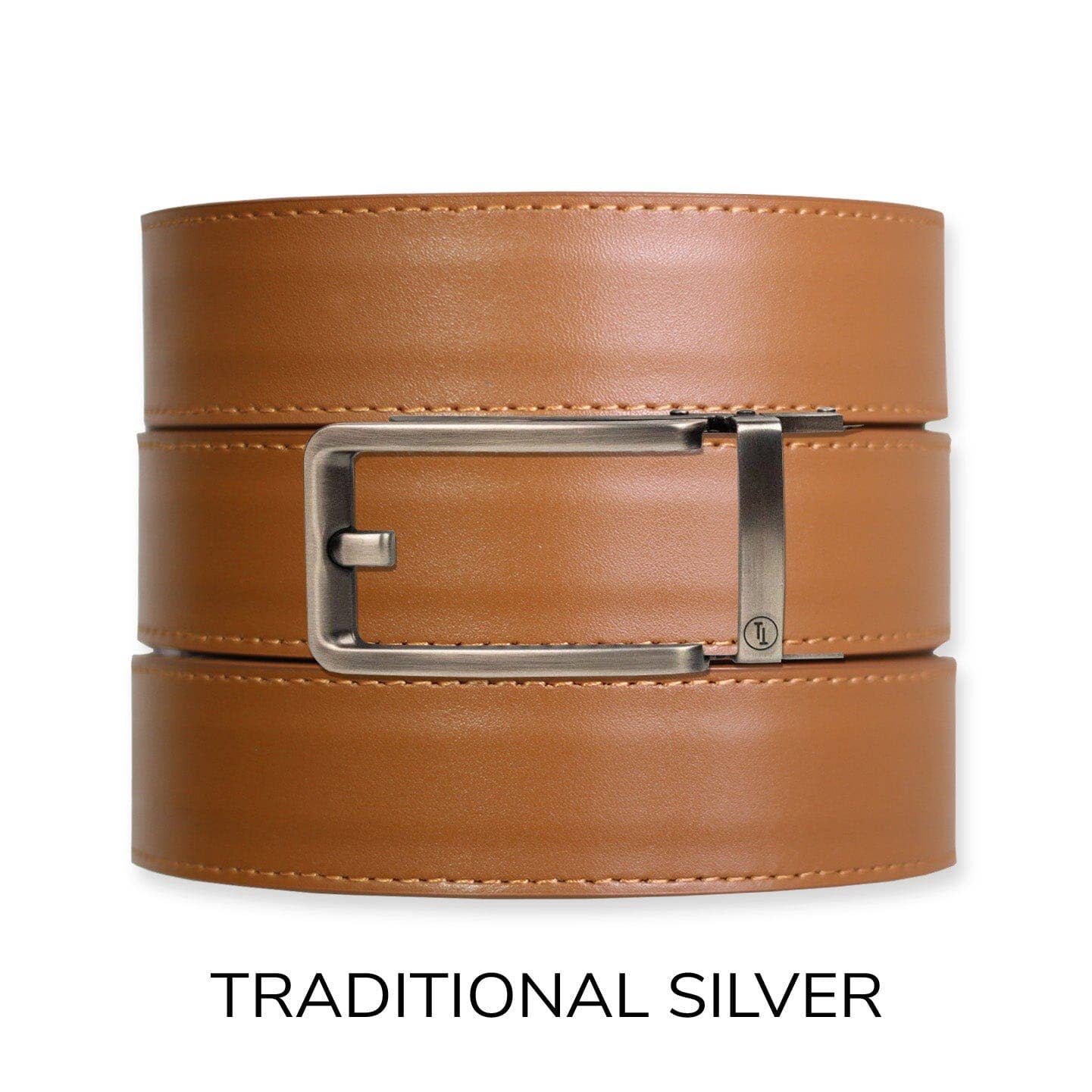 Tough Apparel - Wholesale Belt - Men's - British Tan Top Grain Leather Ratchet Belt & Buckle Set24