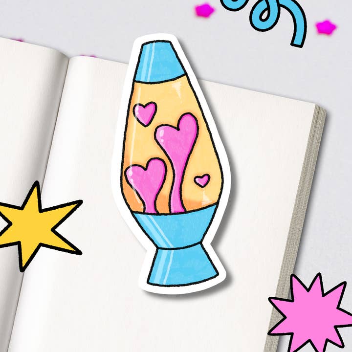 Marcador de Livro de Lava em Forma de Coração por atacado de Get Stoked