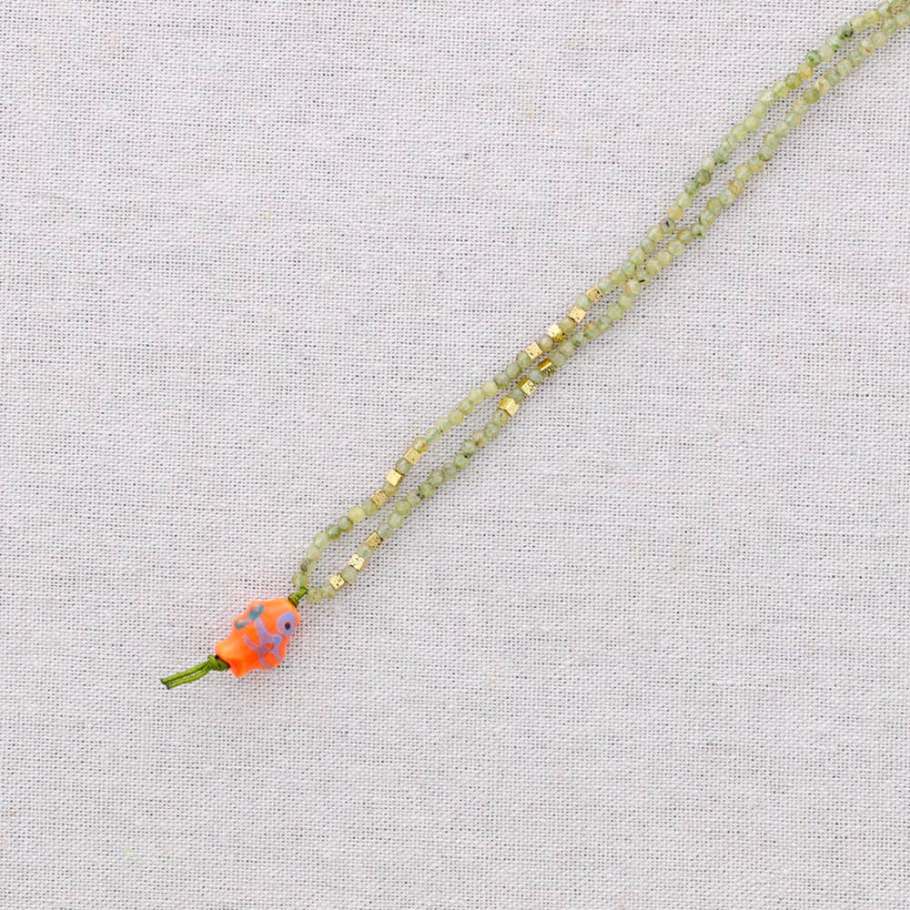 Sonata - Vente Bijoux à boutons pression - Collier ras-du-cou en acier avec pendentif en céramique13