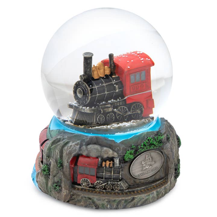 Train 100mm Musical Snow Globe {Customization Required} for wholesale by Animals Forever, Inc