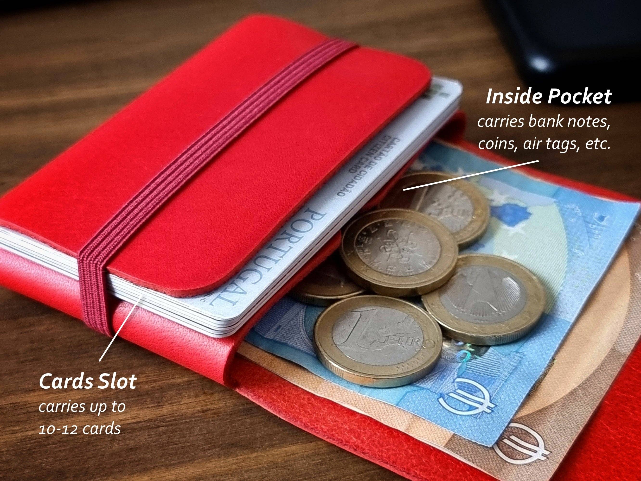 Singular Leather – wholesale Plånbok - Unisex – Venetian Red Läderplånbok - Minimalistisk och Anpassningsbar2