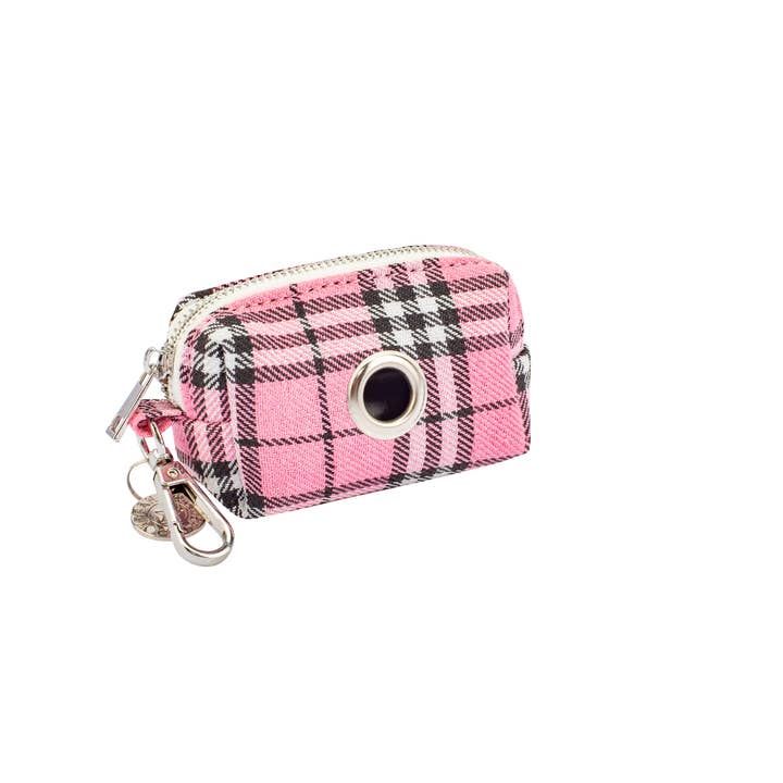 Afvalzakhouder - Roze plaid voor wholesale door Urban Dog Stars