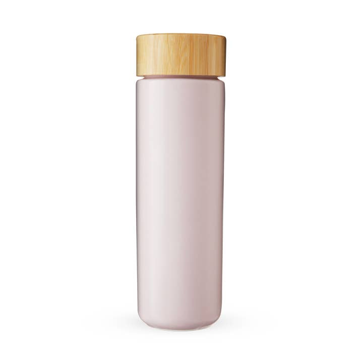 Tatyana™ Ceramic Travel Mug with Infuser in Lavender for wholesale by Pinky Up