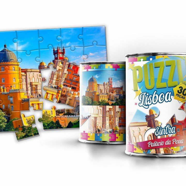 Puzzle em Lata Palácio da Pena em Sintra por atacado de Charmy Gift Store