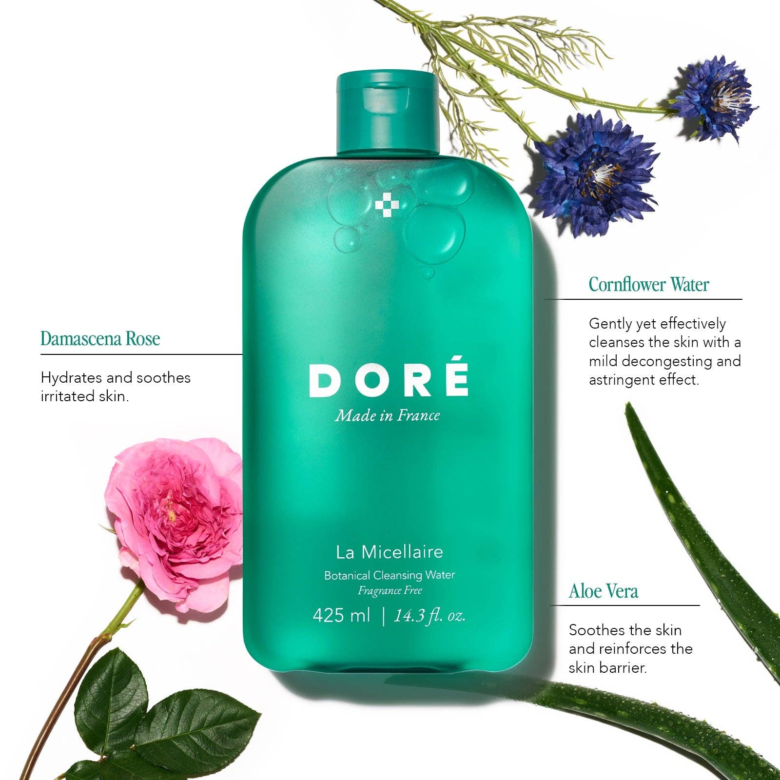 Doré - Vendita all'ingrosso Detergenti per il viso - La Micellaire - Acqua micellare lenitiva senza risciacquo4