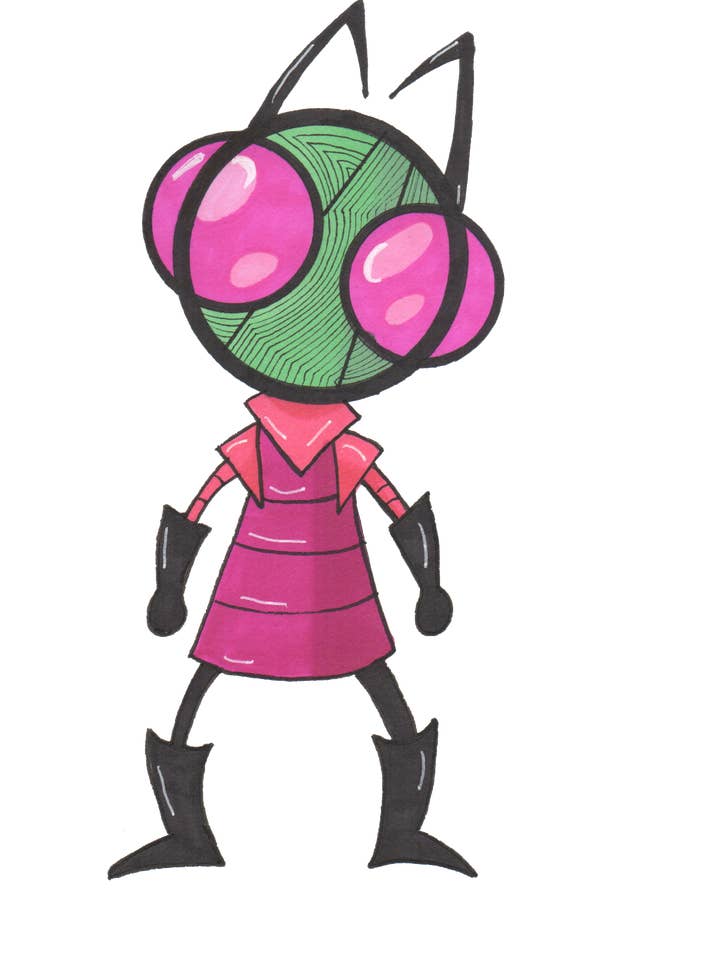 Invader Zim Kunstdruck für den Großhandel von Harth Creations