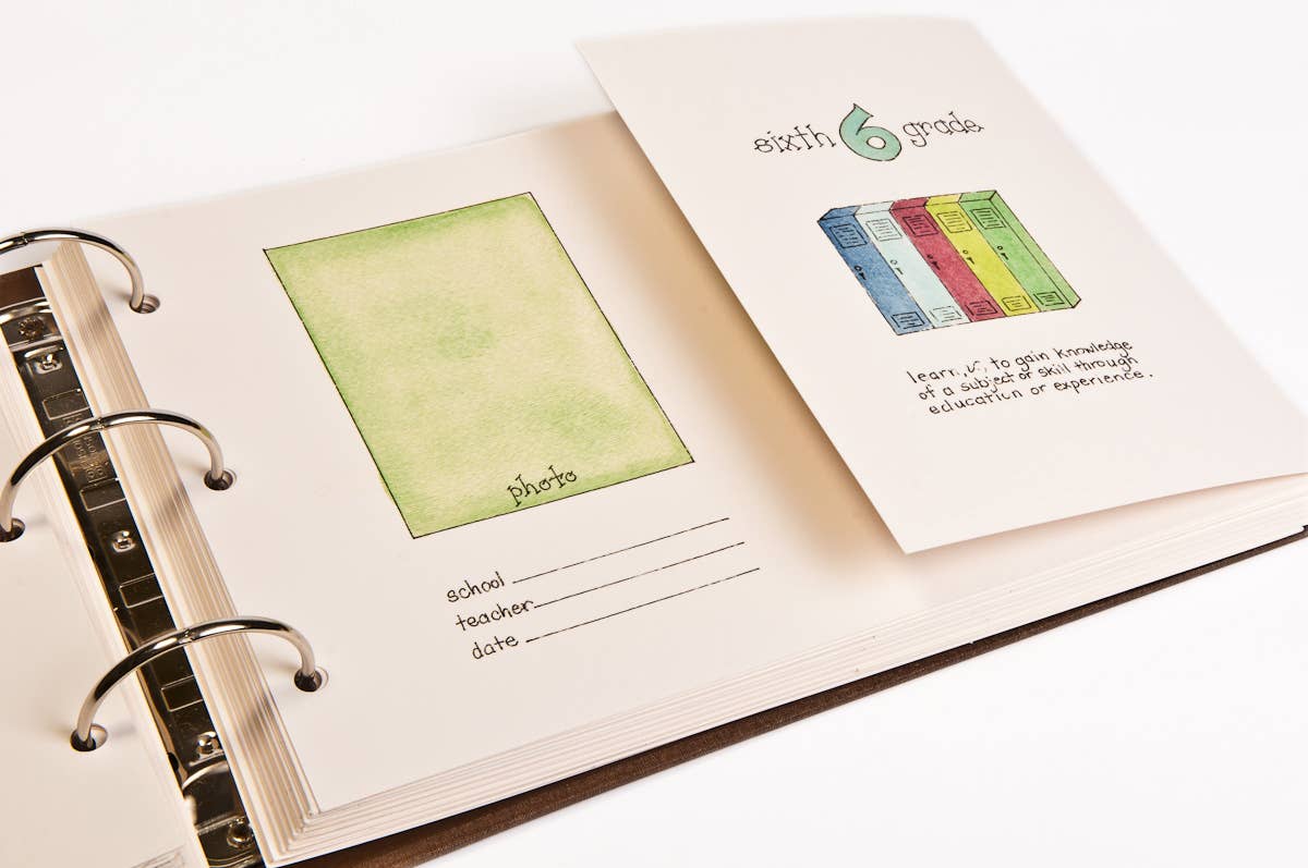 Hugs and Kisses XO – Engroshandel Mindebog - Børn og baby – Skoledage - Skole Memory Book4