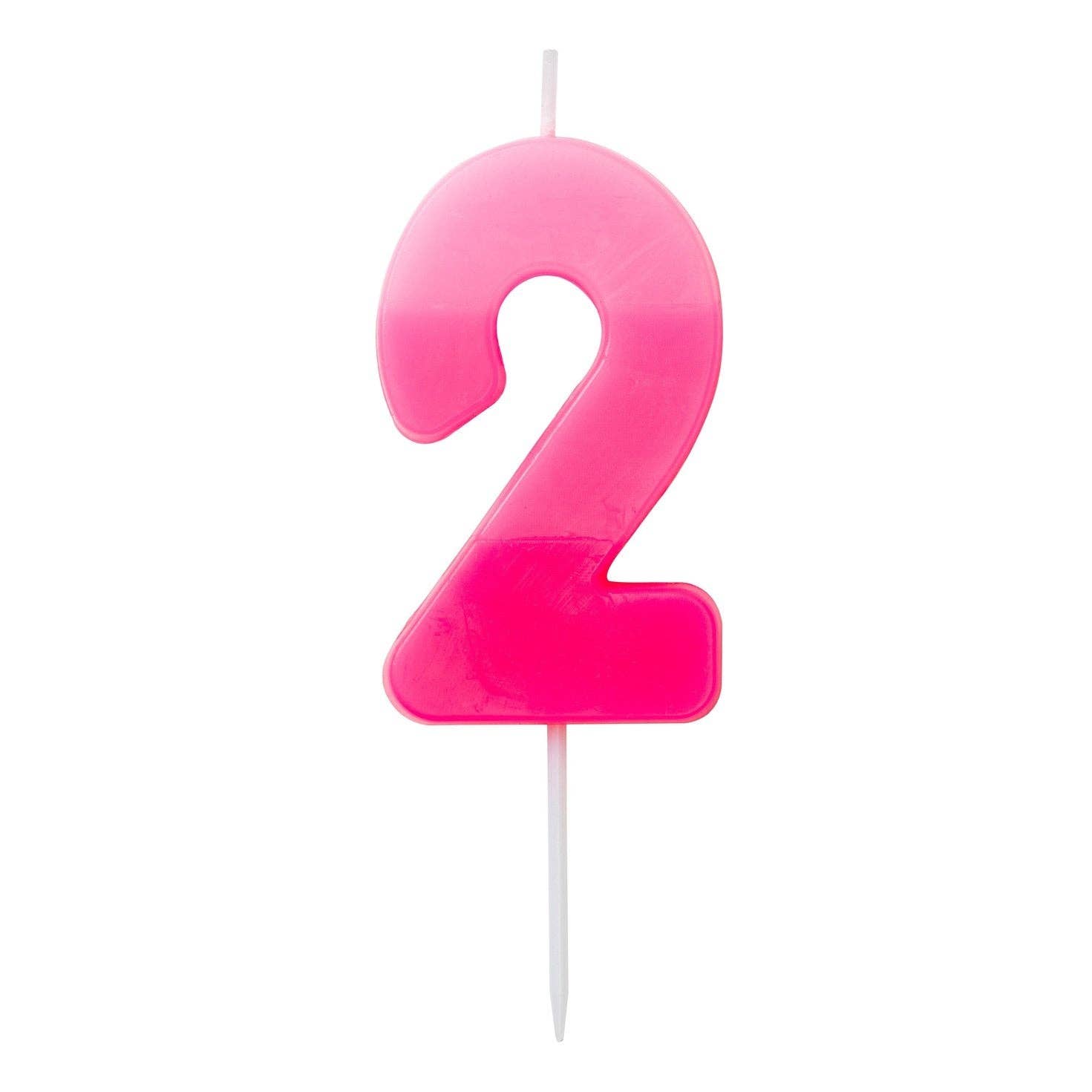 Designhouse95 - Vendita all'ingrosso Topper per torte/cupcake - Luce a numero rosa sfumato 1 e 20