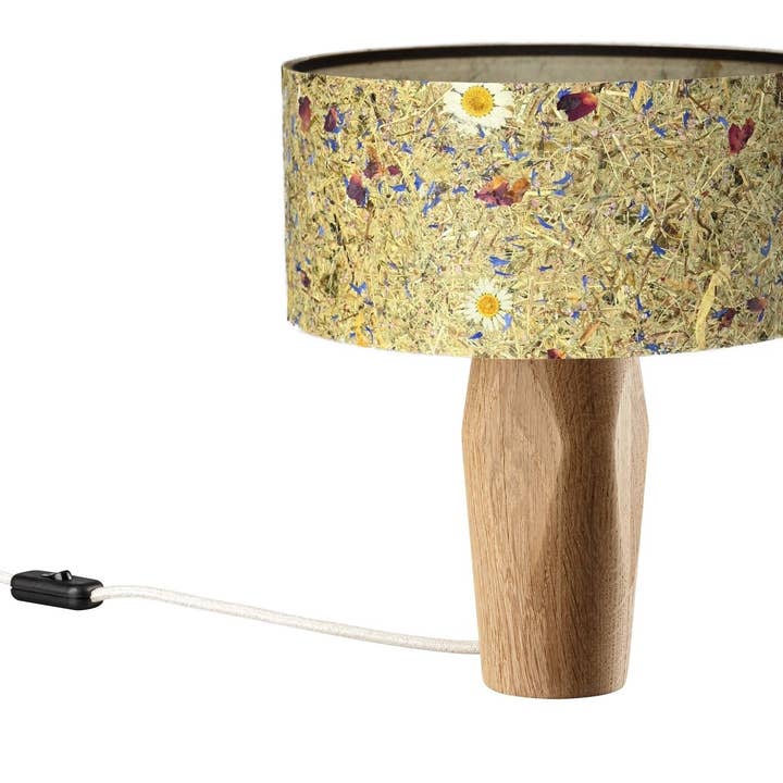 Pura Alpine Meadow & Oak Bedside Lamp for wholesale by LeuchtNatur GmbH