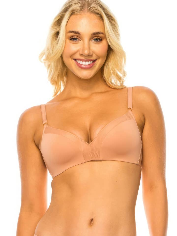 Mesh Band No Wire Bra for wholesale by CC Wholesale Clothing