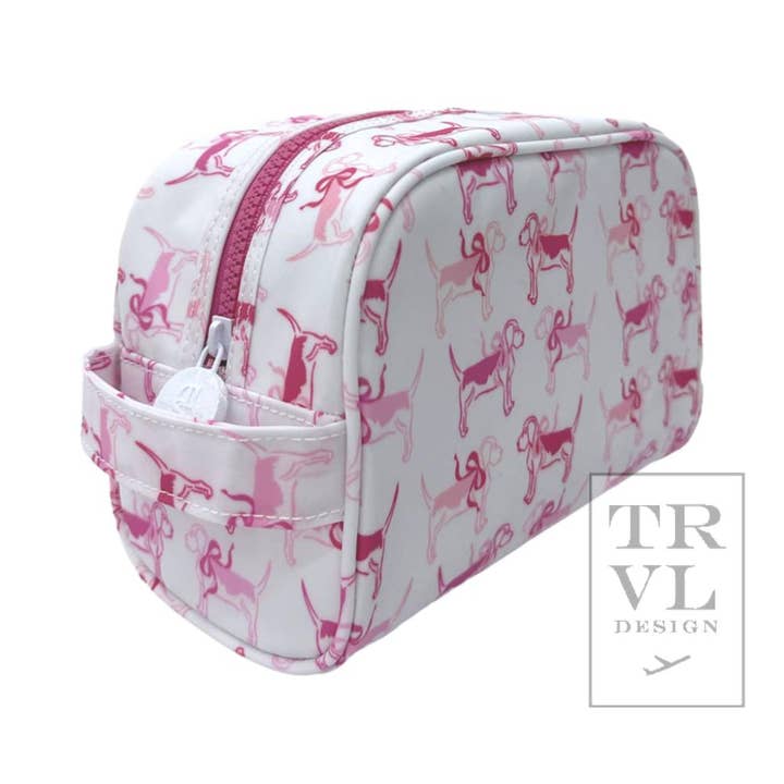 Stow It - Puppy Love Pink Dopp Kit Bag for wholesale on Faire