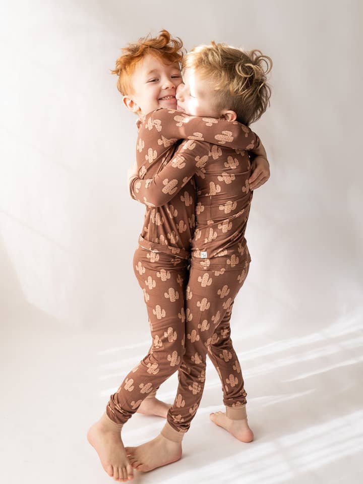 Cactus 2 Piece PJ's for wholesale by House of Henry