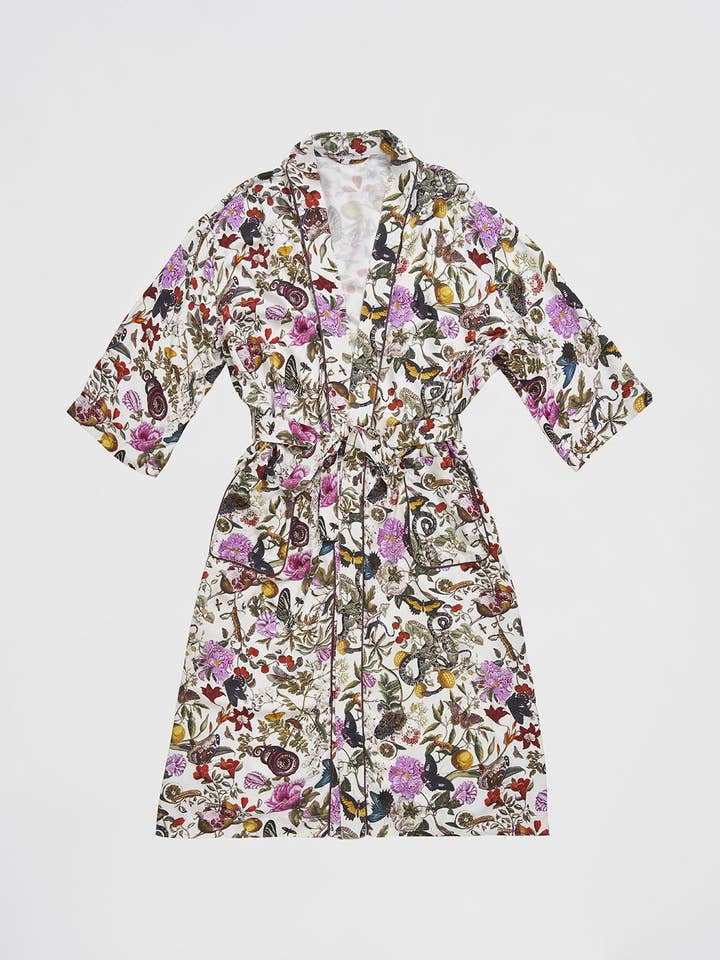 Fable England - Wholesale Kimono - Women's - FABLE Floral Engravings Kimono