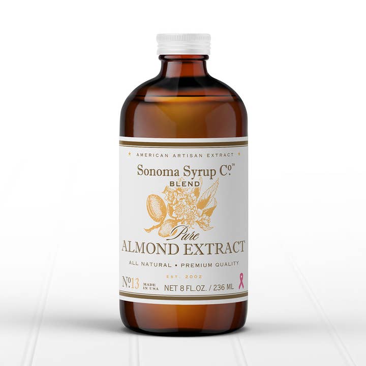 8 Unzen reiner Mandelextrakt für den Großhandel von Sonoma Syrup Co.