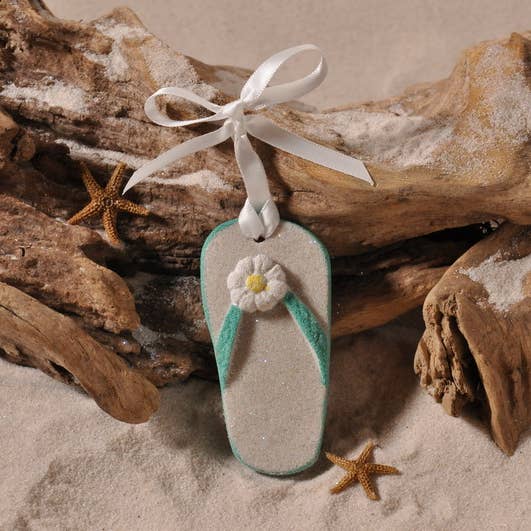 The Sand Store by Creative Artworks, Inc. - Wholesale Ornament - Flip Flop Sand Ornament2