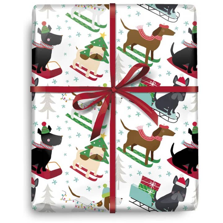 Doggin Down Hill - Half Ream for wholesale by The Gift Wrap Company