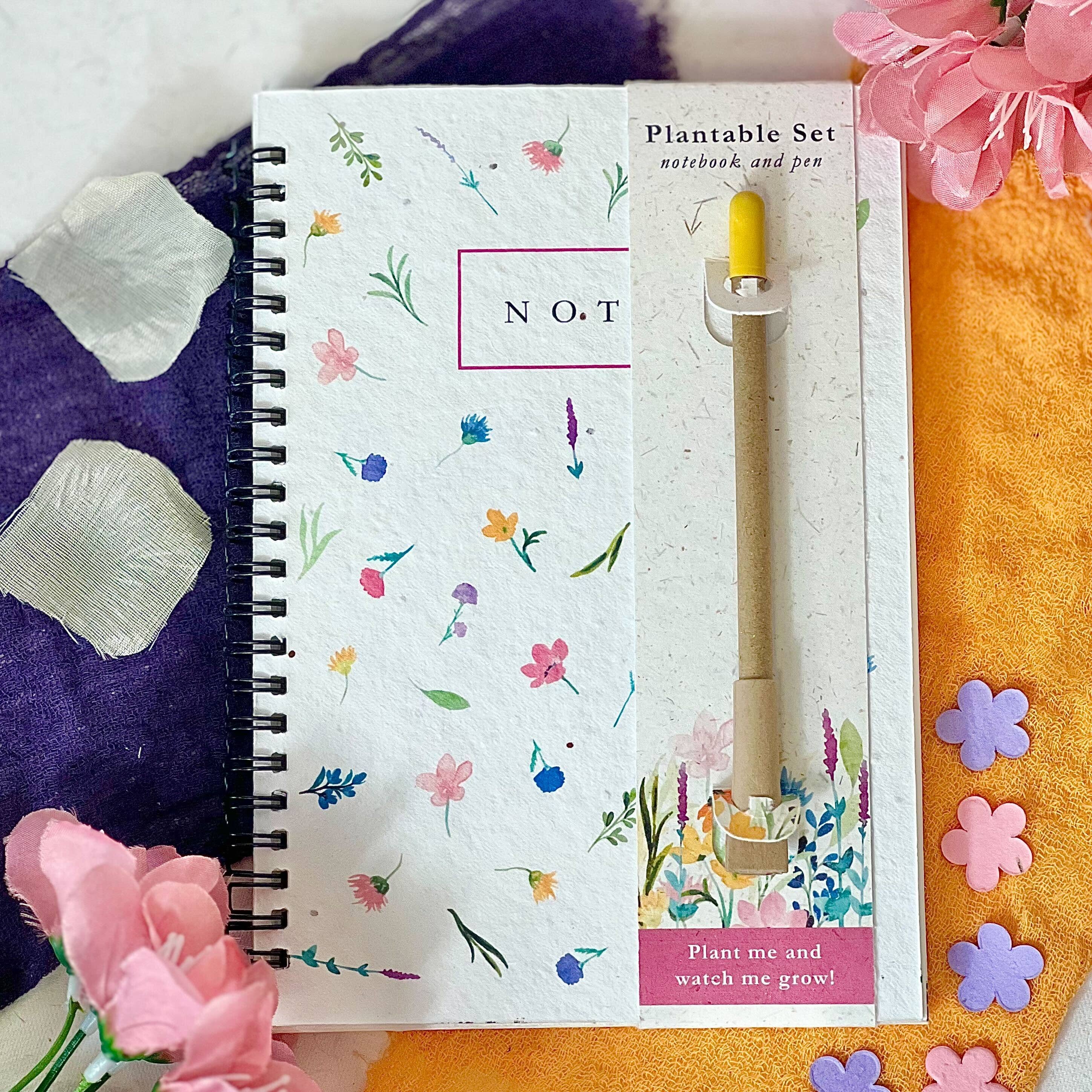 Little Green Gifts – wholesale Notebook – A5 Notebook & Pen Set - Choice Of Designs (TU-6)3