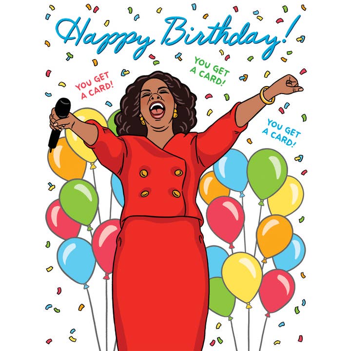 THE FOUND - Wholesale Birthday Card - Oprah Happy Birthday Card