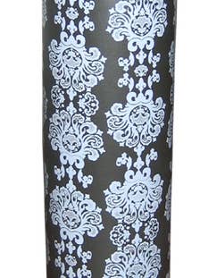 LIMA Black Cylindrical Porcelain Vase for wholesale by Pachyderme