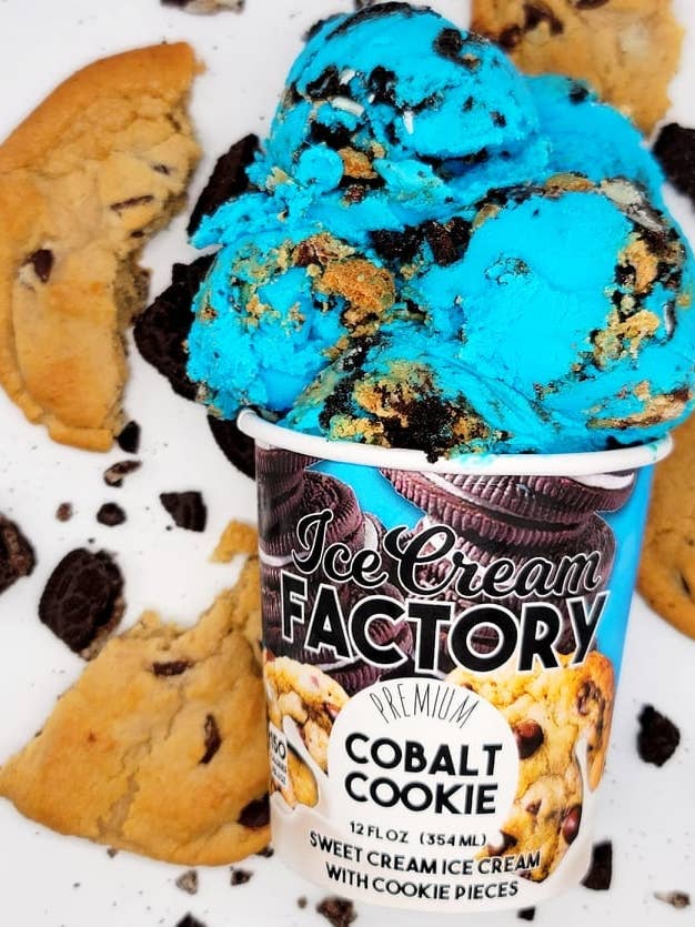 Cobalt Cookie for wholesale by Ice Cream Factory