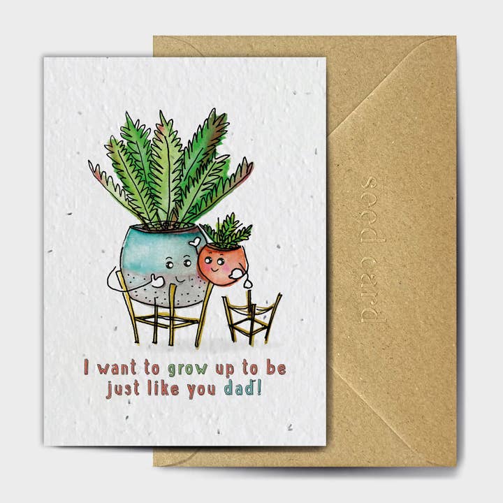 Like Father Like Son for wholesale by The Seed Card Company