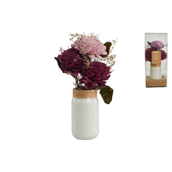 Ramo Floral Con Jarrón Frambuesa para venta al por mayor de CP INTERNATIONAL