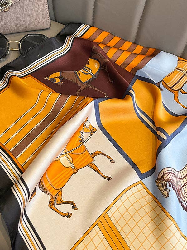 VividLux – wholesale Halsduk - Dam – Fyrkantiga djurtryckta halsdukar och hattar7