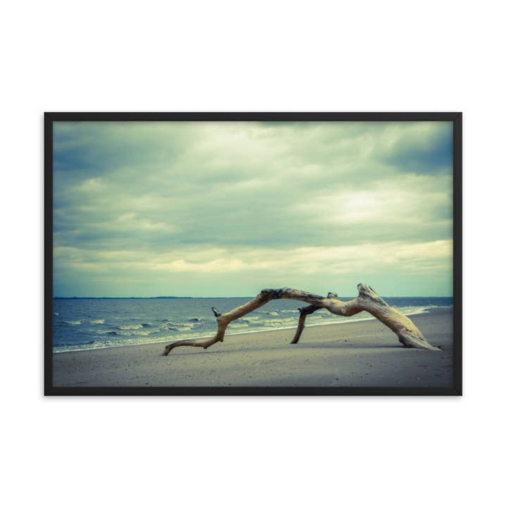 A Enseada Paisagem Costeira Enquadrada em Papel Fotográfico Wall Art Print por atacado de Pipa Wall Art & Home Decor