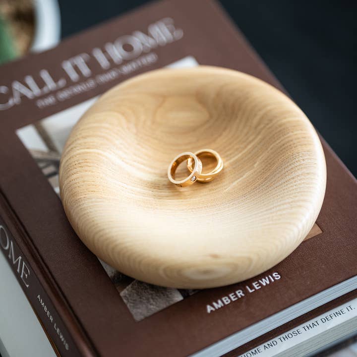 Creating Comfort Lab - Wholesale Jewelry Dish - Hand Carved Wooden Jewelry Tray