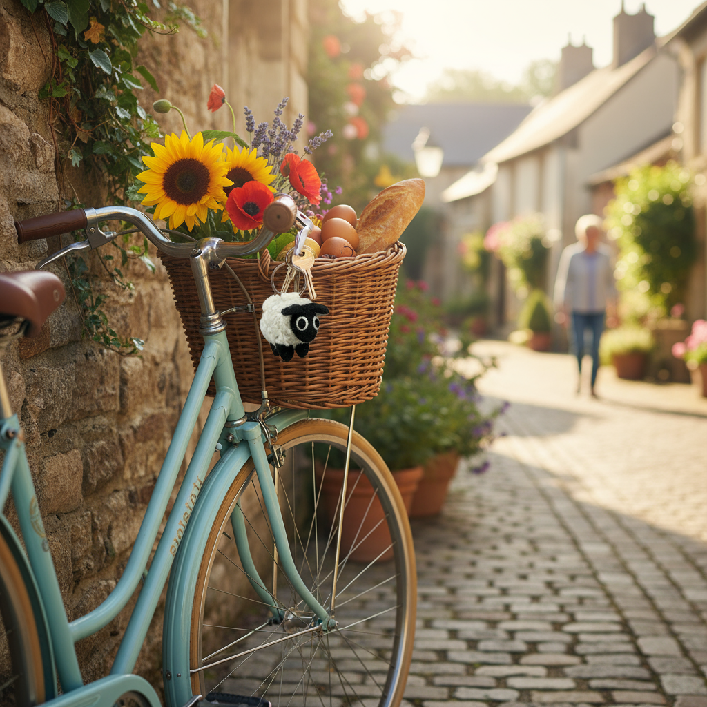 Felt So Good - Wholesale Keychain - Unisex - Handmade Fair trade Needle Felt Black Sheep Keyring5
