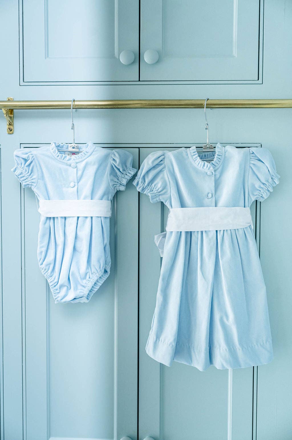 Ruth and Ralph - Wholesale Dress - Kids - Blue Velvet Holiday Dress8