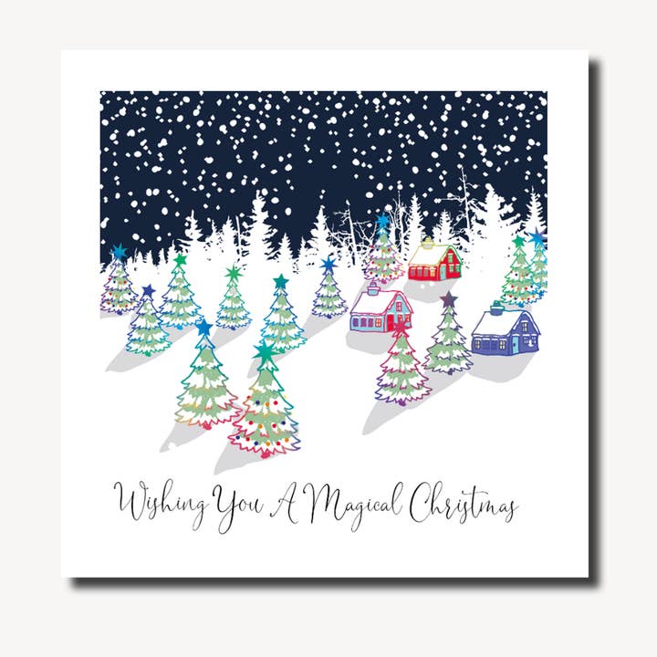 Julscen | Jingle Berry | Julkort för wholesale av Marina B