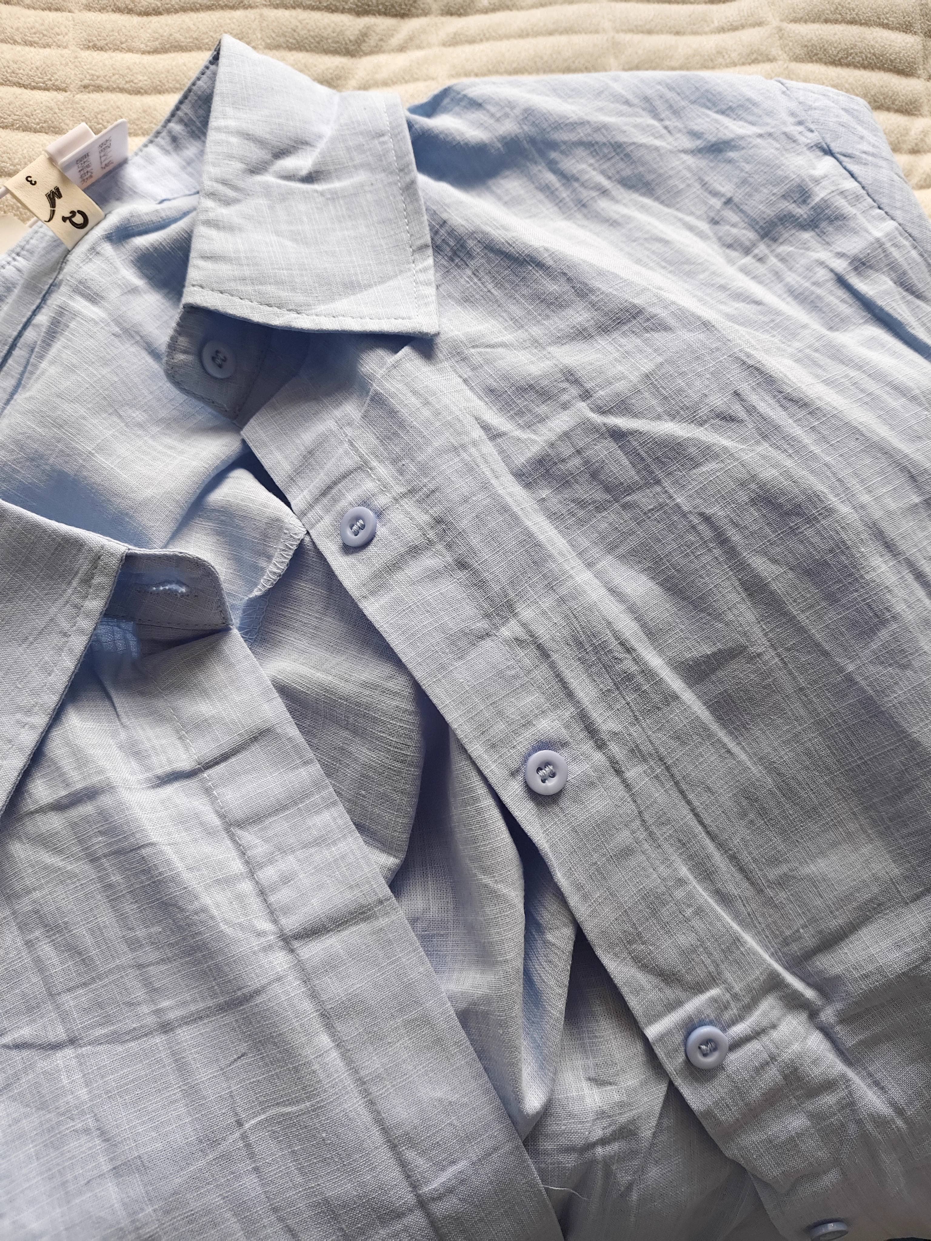 HIDDENBRAND - Wholesale Button Down Shirt - Women's - cotton linen blend button down shirt10