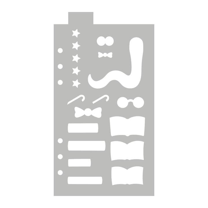 Bogorm - Klassisk A5 Journal Stencil for engroshandel hos Oops a Daisy UK Ltd