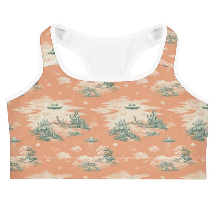 Sidste Udgangs Bane: Bleg Orange Sports-BH for engroshandel hos Texas Eclipse Outfitters