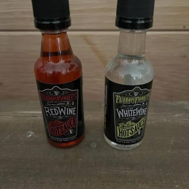 Fairhope Favorites, Inc. - Wholesale Hot Sauce - Red & White Wine Hot Sauce Mini Bottle Gift Set3