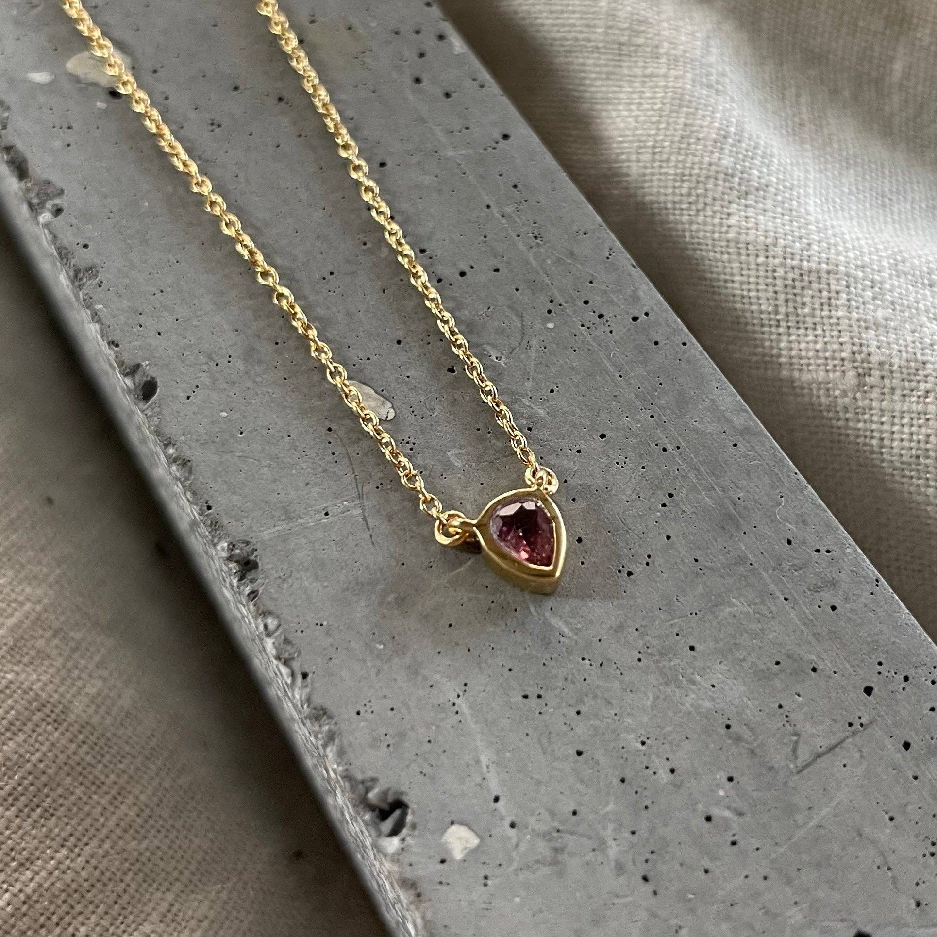 Naked Sage – wholesale Hänge-/berlockhalsband – Joy Halsband | Turmalin & Guld3