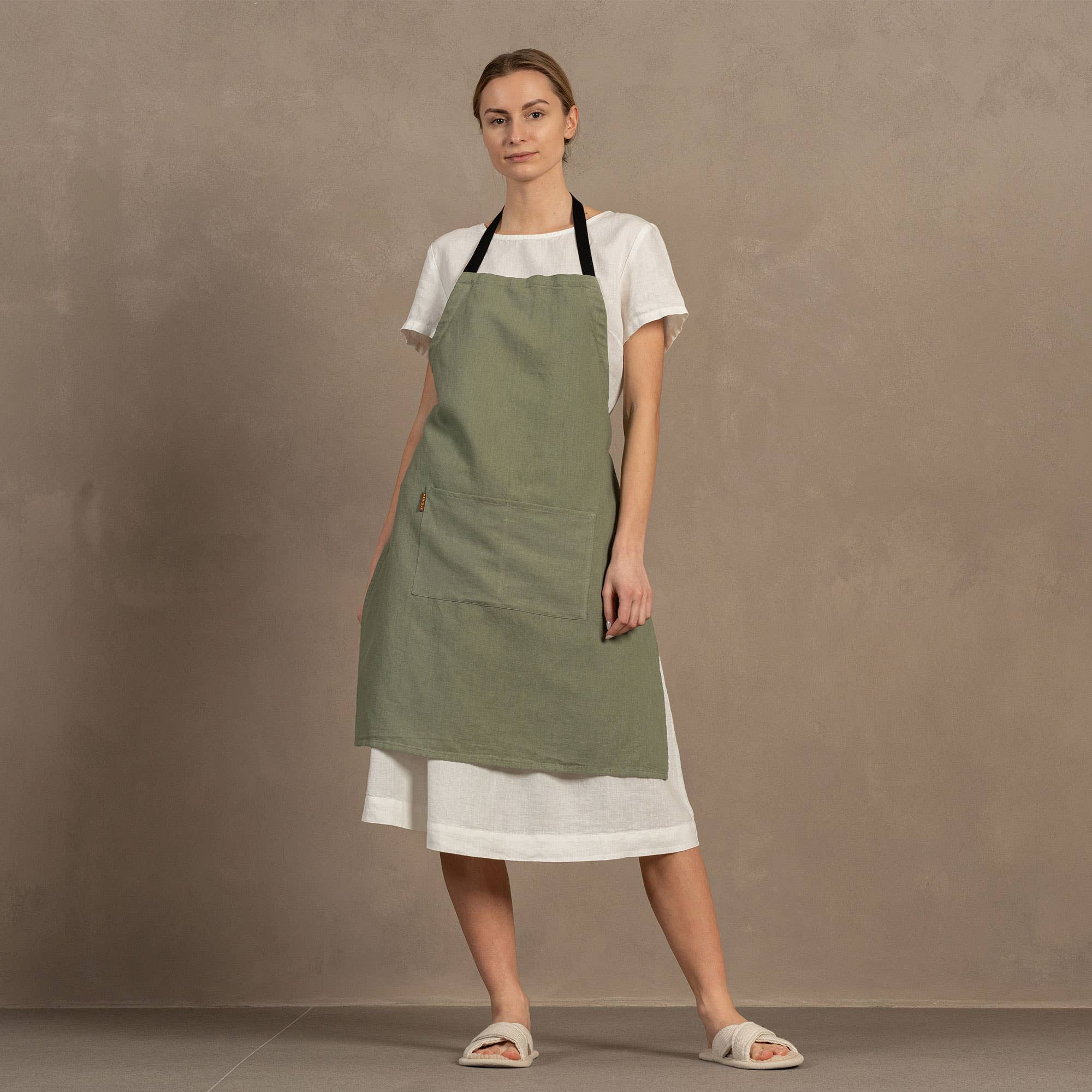 menique – Engroshandel Forklæde – Justerbart forklæde i hør8