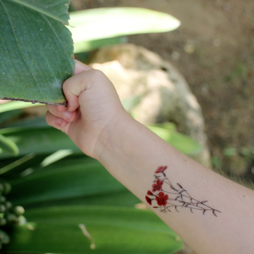 Kapris - Wholesale Temporary Tattoo - Tatouages temporaires - WILD RED10