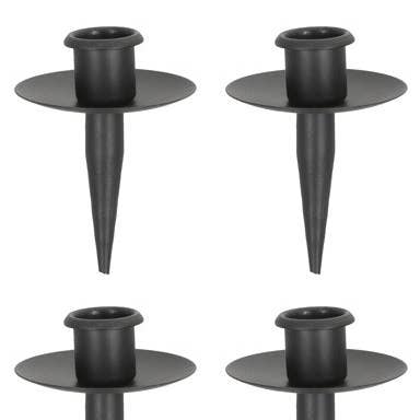 Kerzenhalter für Flaschen Metall schwarz Stabkerzenhalter Tülle für Kranz für den Großhandel von Meinposten