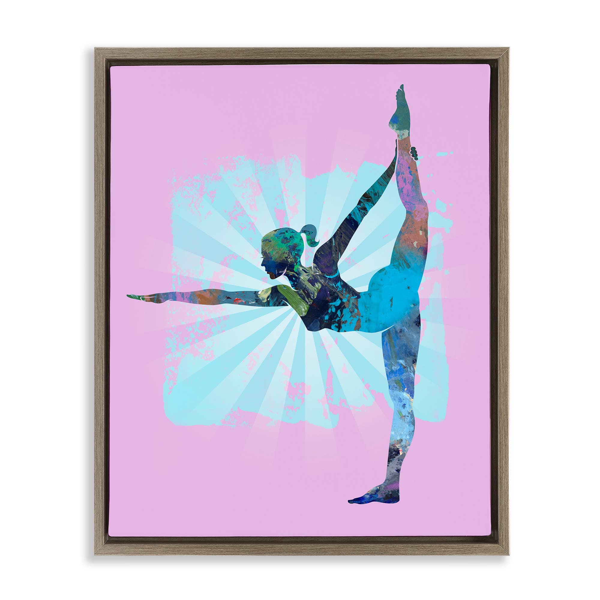 Stupell Industries - Wholesale Wall decor – Kids & Baby - Stretching Mindful Exercise Floater Framed Art9