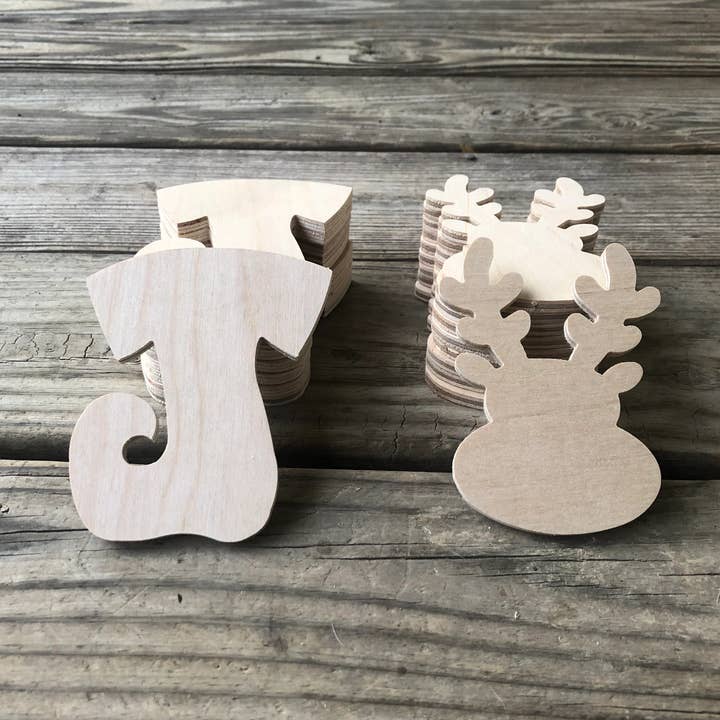 Wood Blanks - Christmas Blanks - DIY Crafts for wholesale by Walker Custom Designs