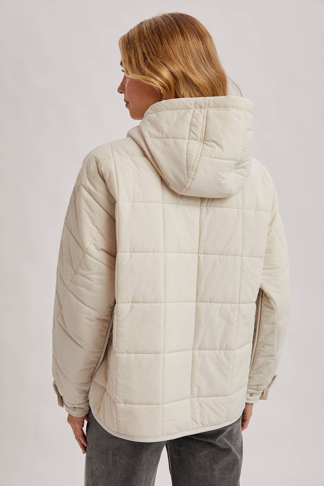 Bluivy - Vente Doudoune – femme - VESTE À CAPUCHE MATELASSÉE ENFILABLE21