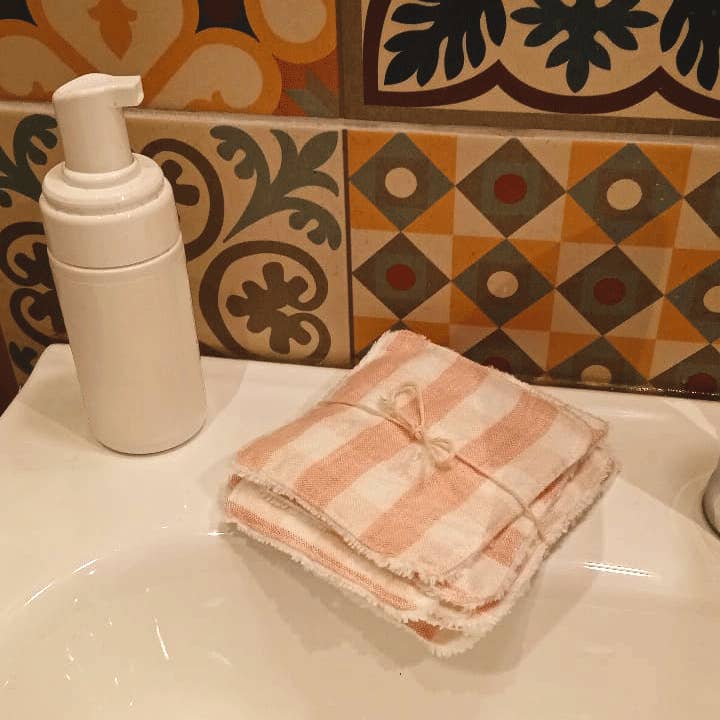 Set mit 6 gestreiften Tüchern für den Großhandel von Marie-Ficelle