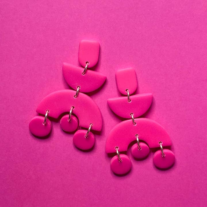 Geo Drop - 90’s Pink for wholesale by Alchemy Love Co.